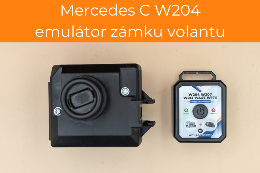 Spínacia skrinka a emulátor zámku volantu Mercedes C W204