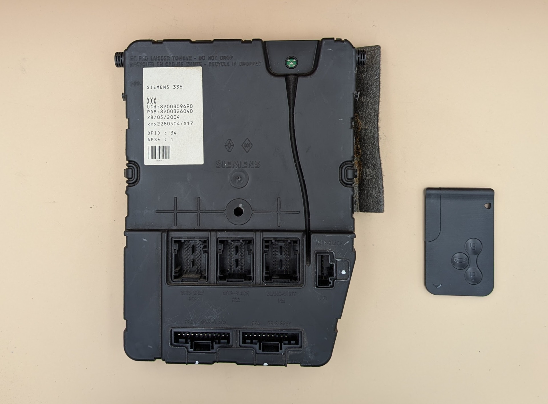 UCH modul a karta pre Renault Megane II