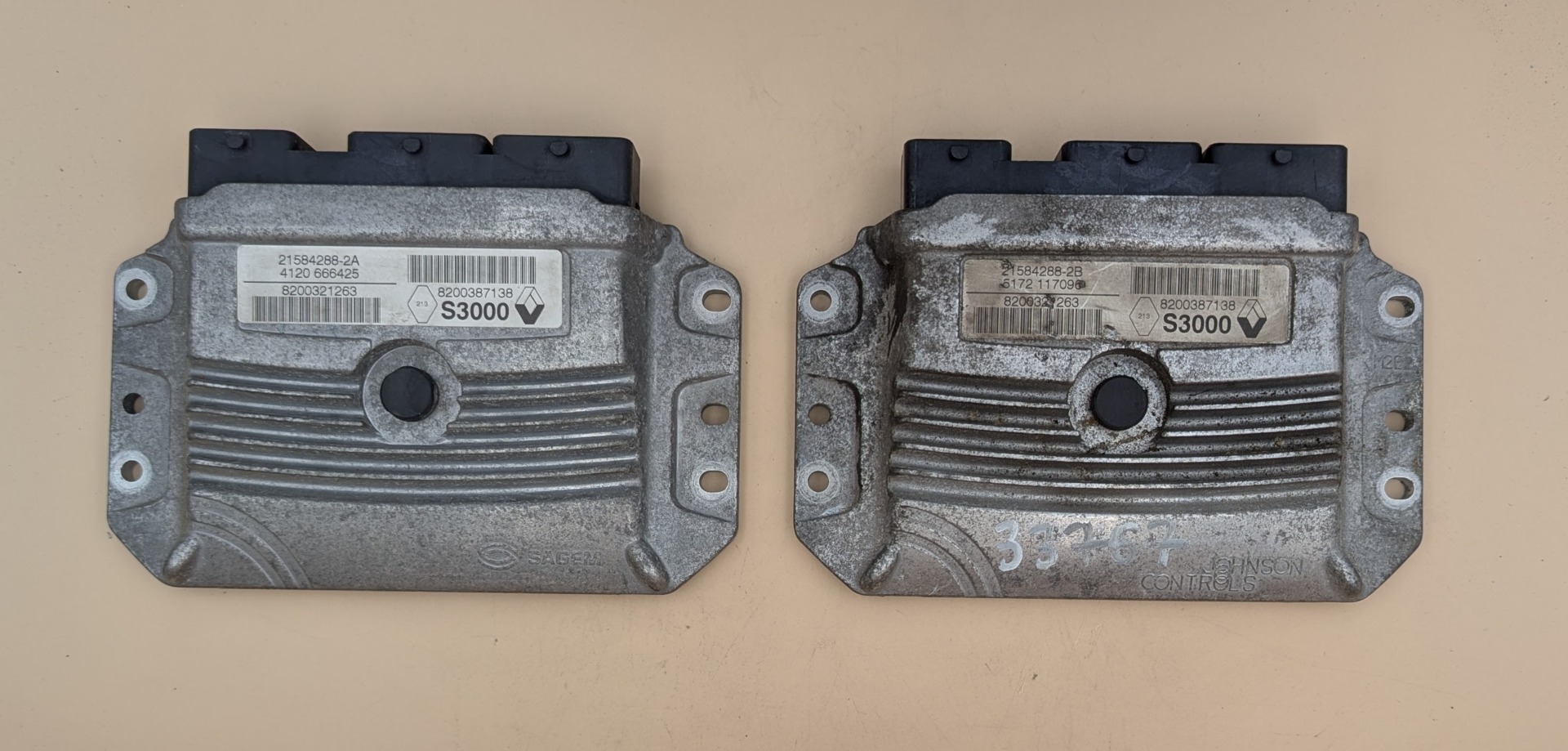 Riadiace jednotky motora Renault Megane 1.6