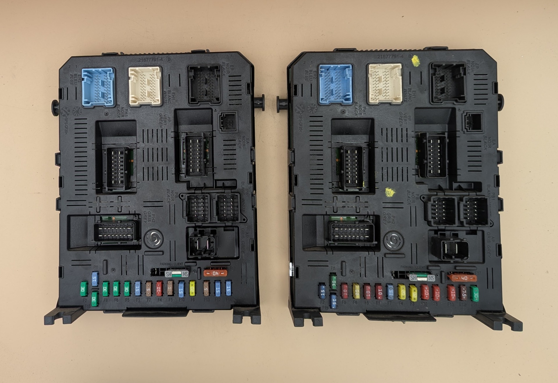 BSI jednotky Peugeot 307 facelift