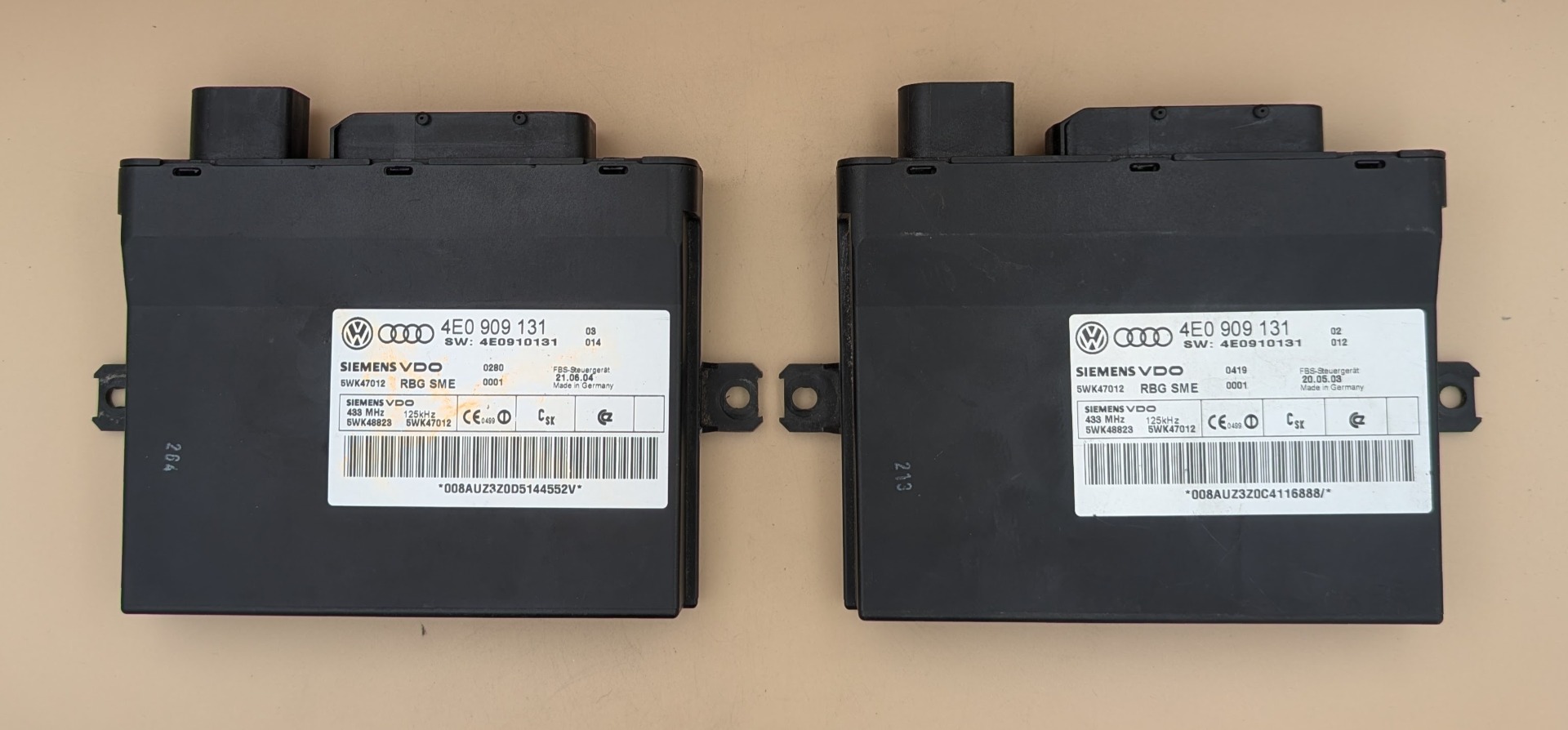 KESSY moduly Audi A8 D3