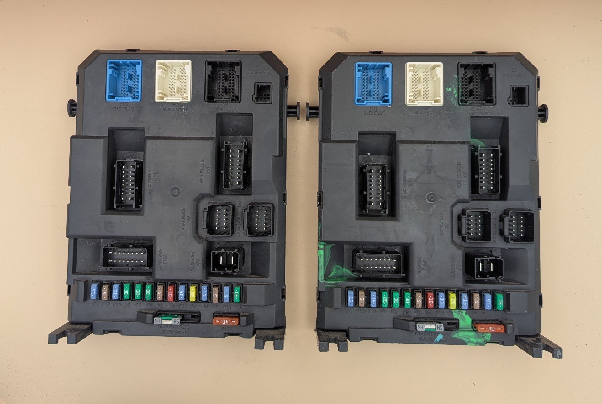 BSI jednotky Peugeot 207