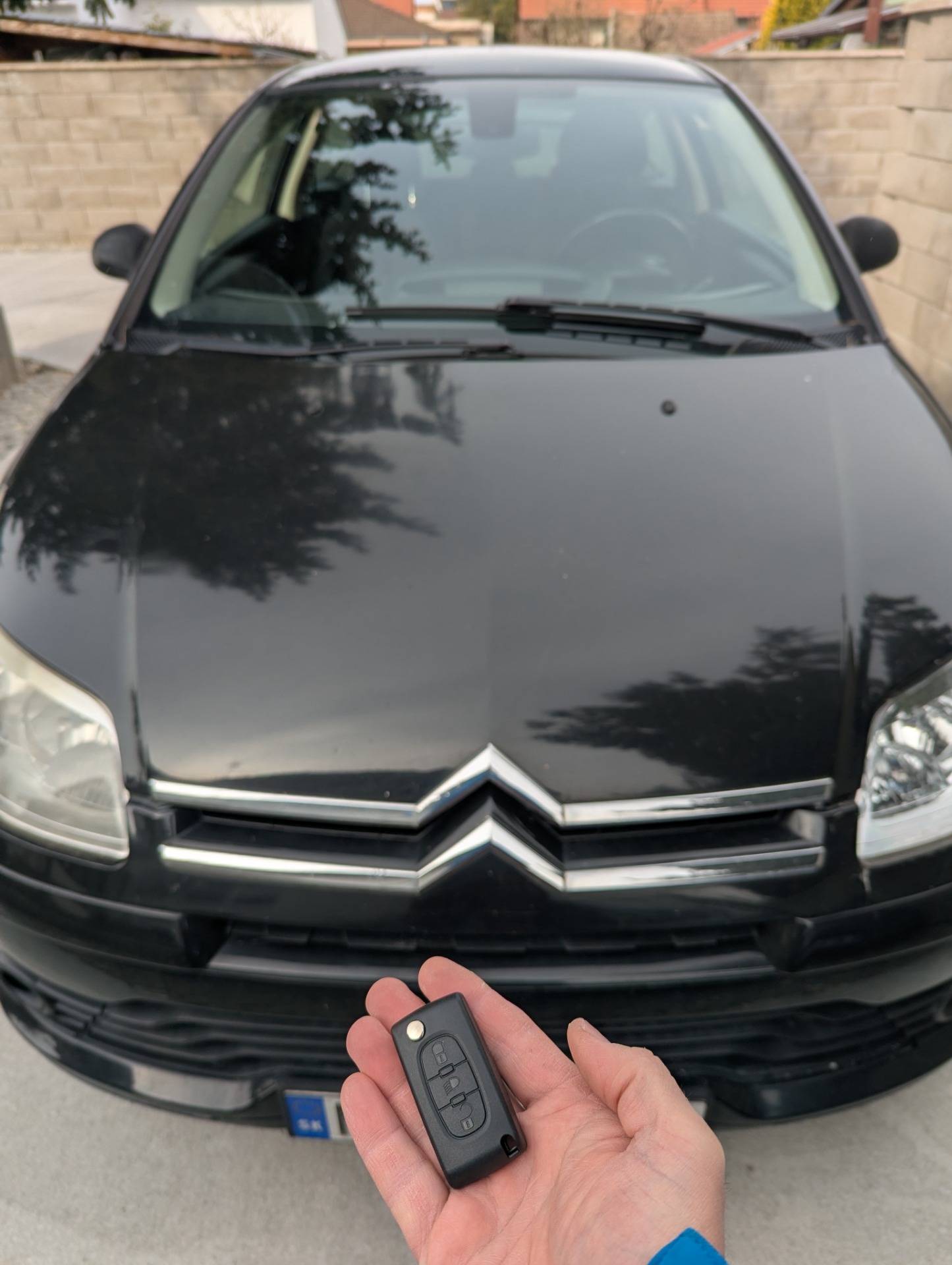 Nový kľúč pre Citroen C4 coupe 2007