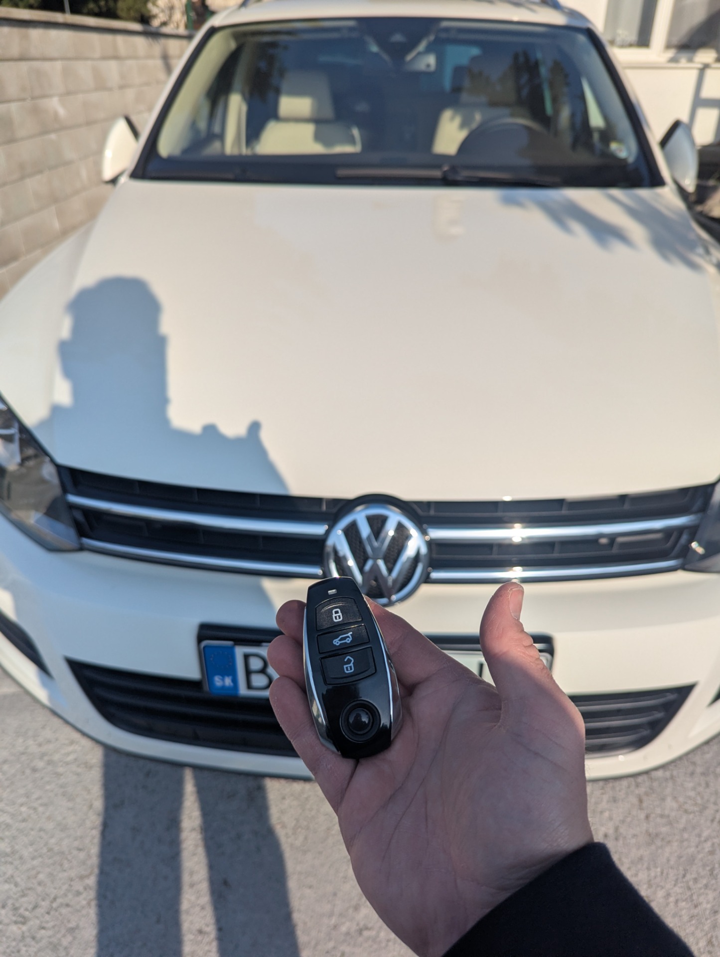 Nový kľúč pre Volkswagen Touareg 2011