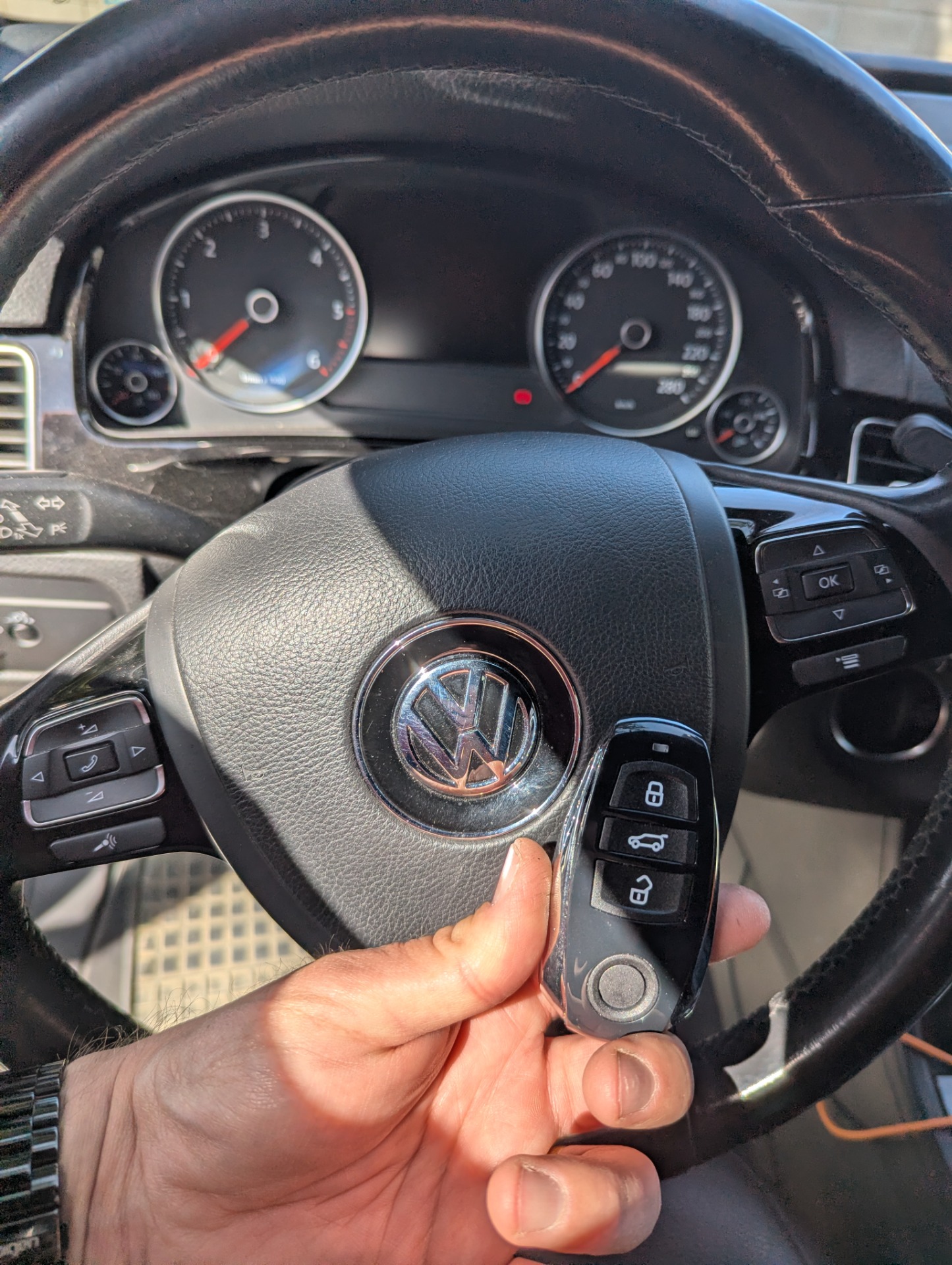 Nový kľúč pre Volkswagen Touareg 2017