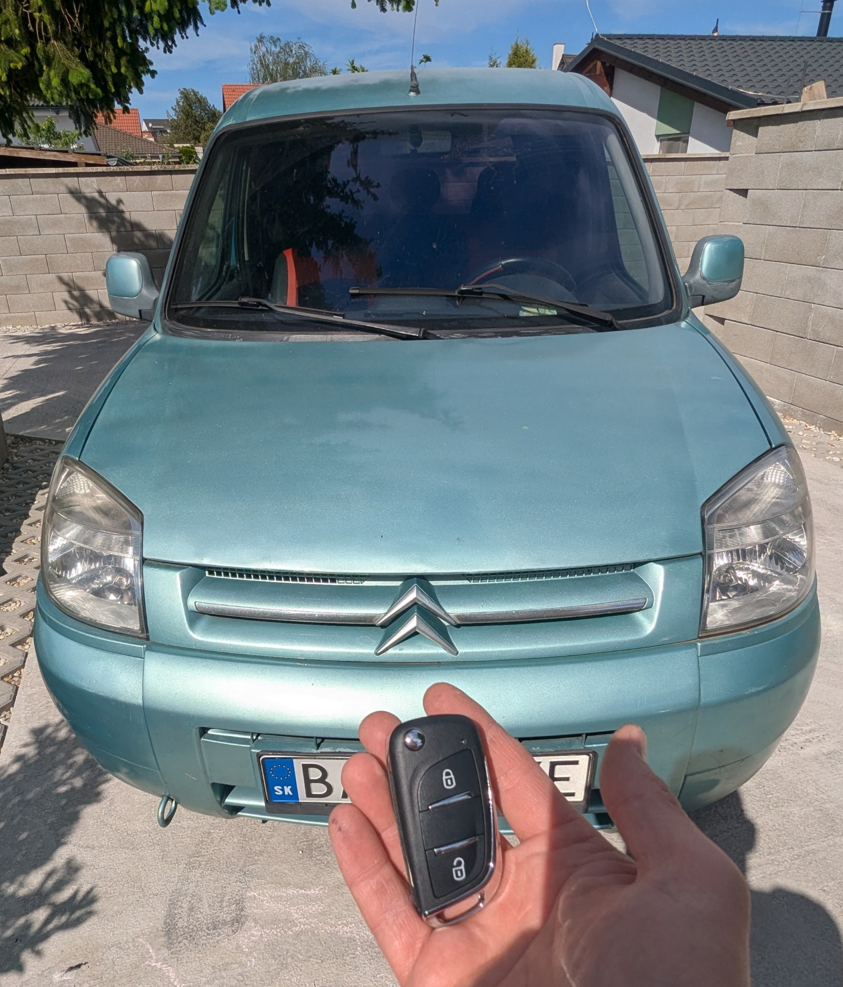 Nový kľúč pre Citroen Berlingo 2003
