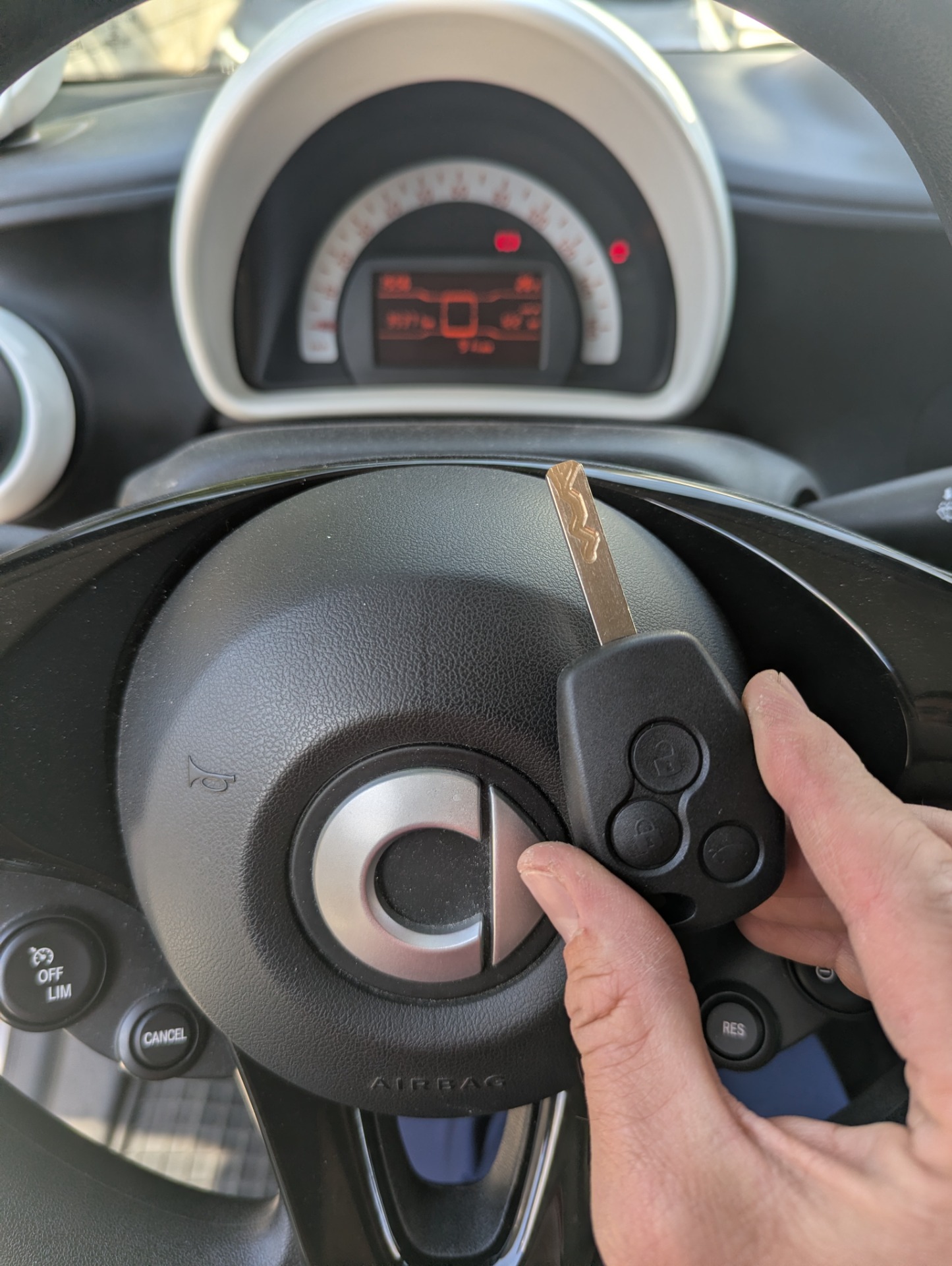 Nový kľúč pre Smart EQ Fortwo